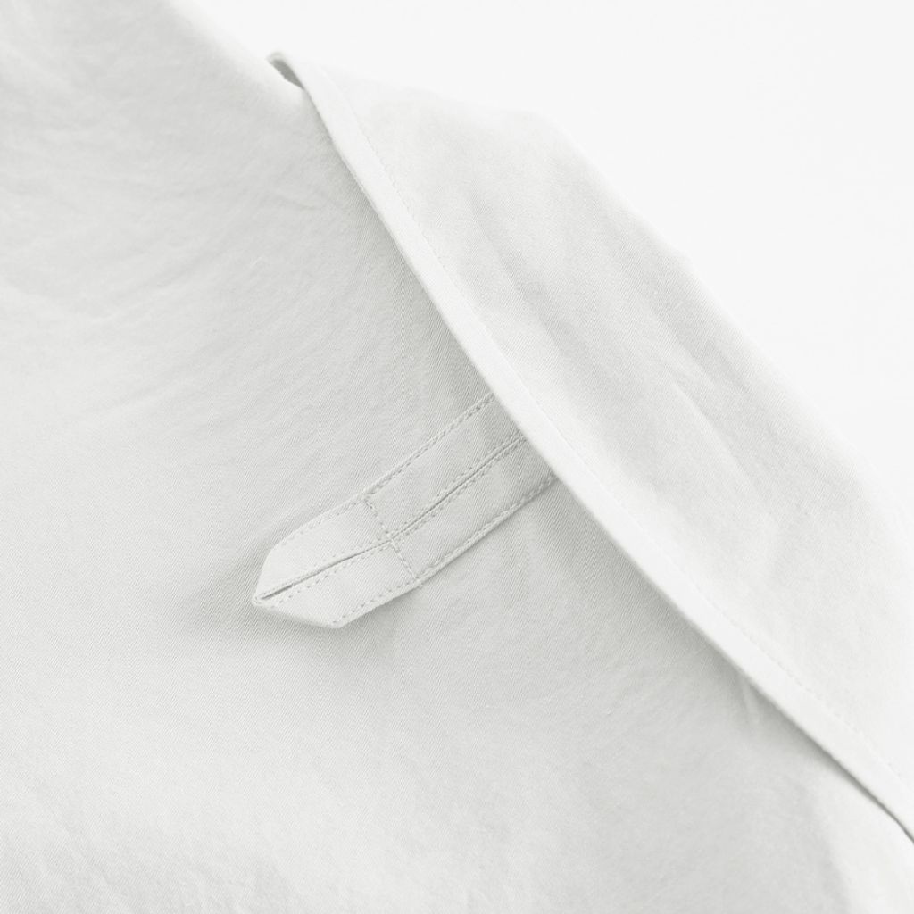 寬版五分袖襯衫-細節4