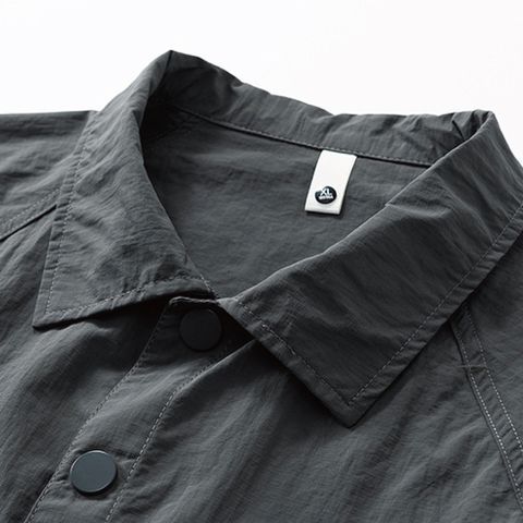 機能拼色工裝襯衫-細節1