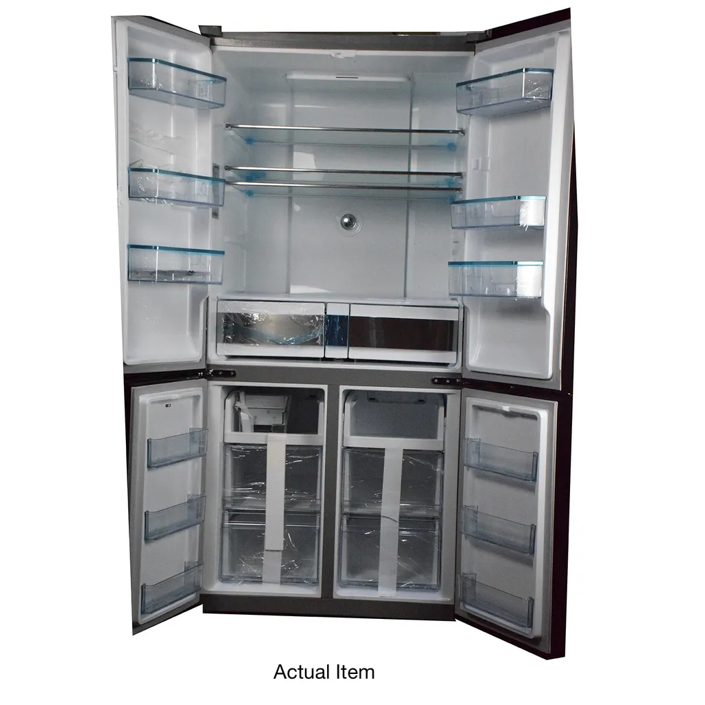 Electrolux 622l Black Quattro French Door Refrigerator Eqe6909a B Www Zoop Asia