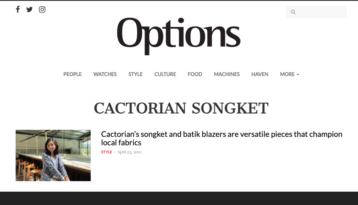 Cactorian featured in THE EDGE newspaper
