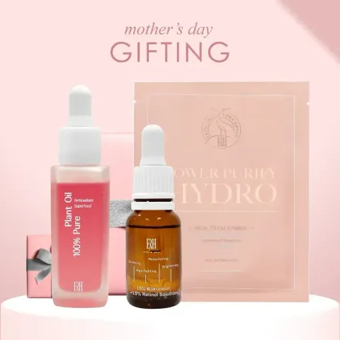 08-1.5% Retinol+1.5% Bukuchiol Solution + 100% Pure Plant Oil FREE Hydro Mask