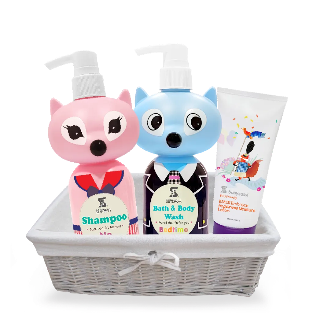 Sassi-Baby-Gift-Set-300ml-[Shampoo,-Bathe,-Lotion]