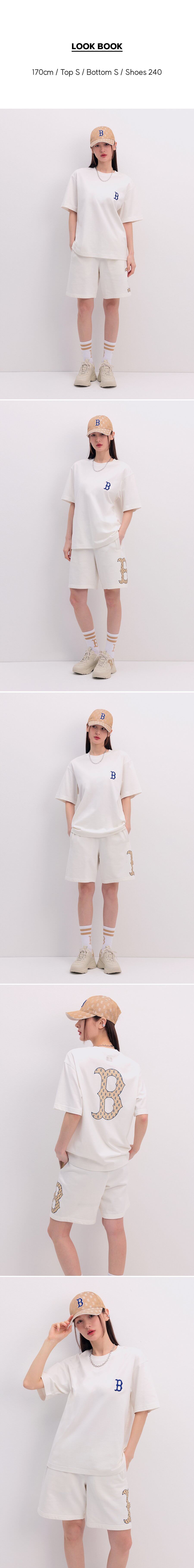 JuzBeauty-JuzBeautyMalaysia-JuzPretty-Authentic-Kbeauty-Malaysia-Skin-Care-Cosmetics-Jbeauty-Health-Care-korean-streetwear-MLB Classic Monogram Big Lux Short Sleeve T-Shirt New York Yankees1