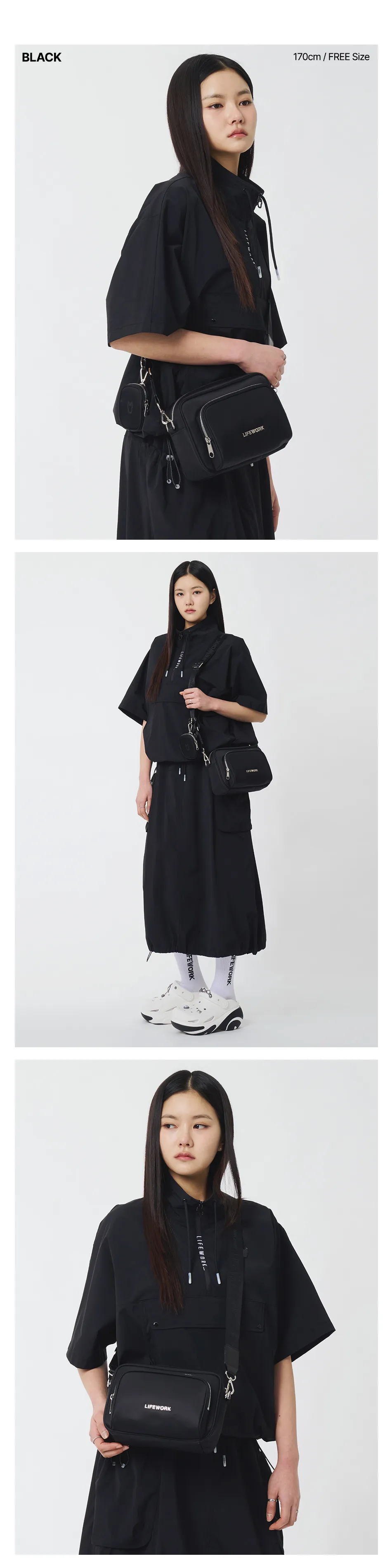 JuzBeauty-JuzBeautyMalaysia-JuzPretty-Authentic-Kbeauty-Malaysia-Skin-Care-Cosmetics-Jbeauty-Health-Care-korean-streetwear-LIFEWORK LW255BG408 Metal Logo Camera Bag 相机包8