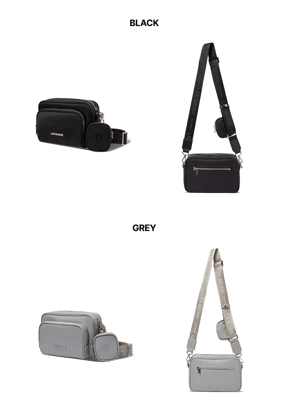 JuzBeauty-JuzBeautyMalaysia-JuzPretty-Authentic-Kbeauty-Malaysia-Skin-Care-Cosmetics-Jbeauty-Health-Care-korean-streetwear-LIFEWORK LW255BG408 Metal Logo Camera Bag 相机包9