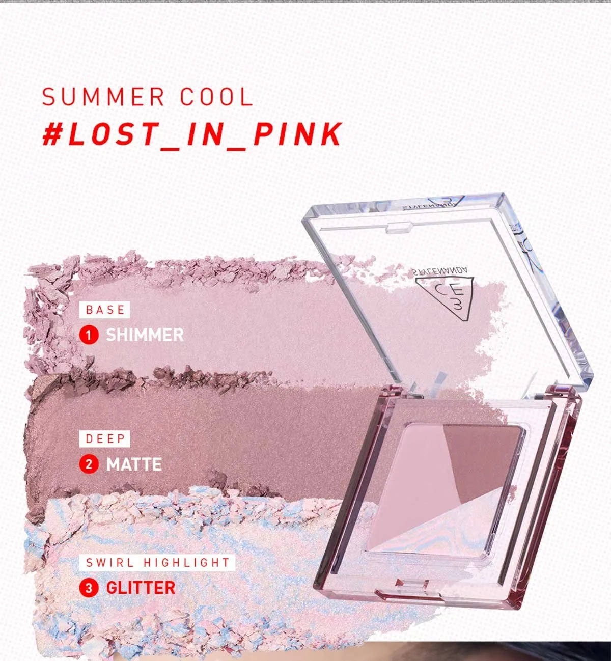JuzBeauty-JuzBeautyMalaysia-JuzPretty-Authentic-Kbeauty-Malaysia-Skin-Care-Cosmetics-Jbeauty-Health-Care-korean-streetwear-3CE Color Grid Eyeshadow 方格眼影盘 18