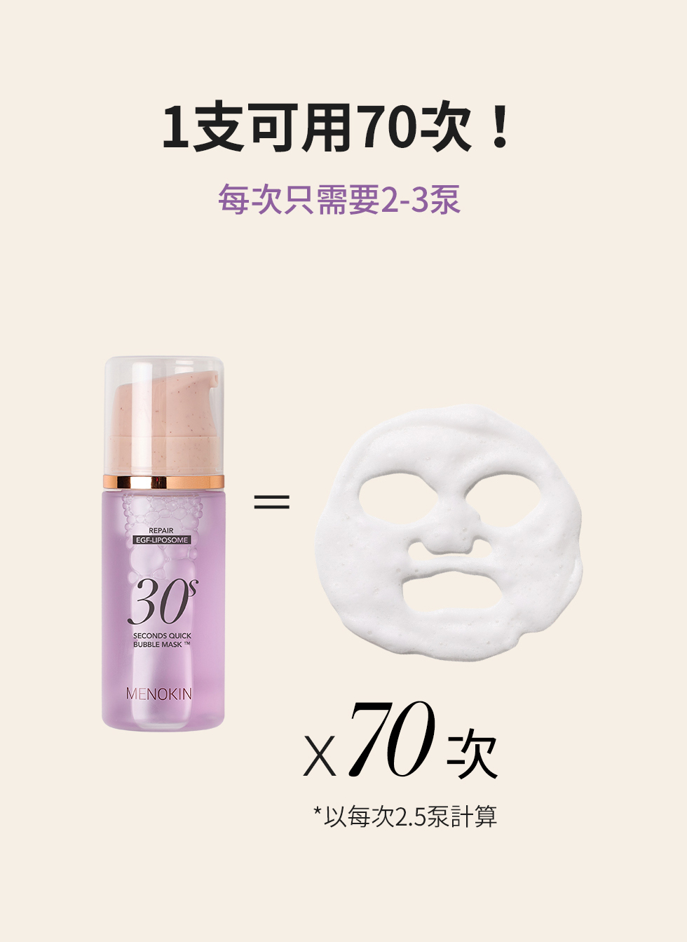 JuzBeauty-JuzBeautyMalaysia-JuzPretty-Authentic-Kbeauty-Malaysia-Skin-Care-Cosmetics-Jbeauty-Health-Care-korean-streetwear-MENOKIN 30 Seconds Quick Bubble Mask 30秒免洗泡泡面膜28