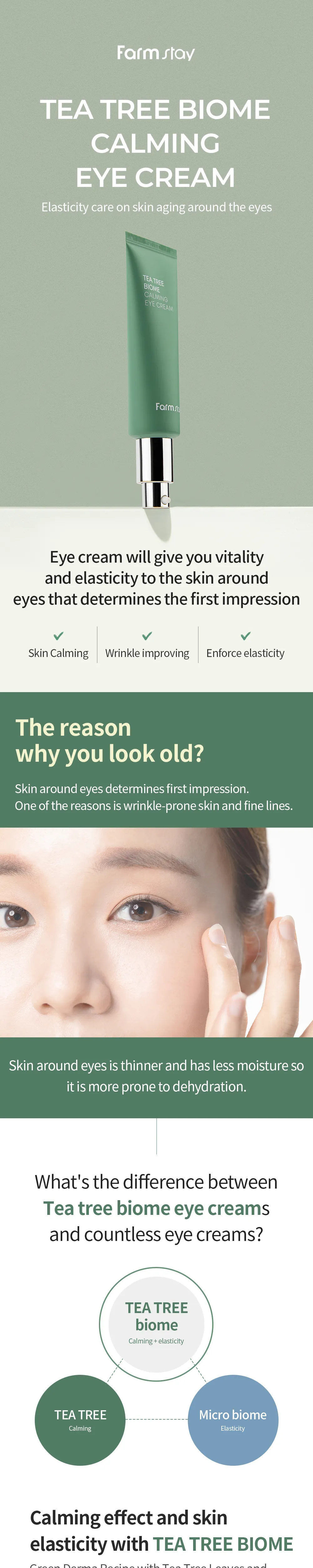 JuzBeauty_JuzBeautyMalaysia_JuzPretty_Authentic_Kbeauty_Malaysia_Skin_Care_Cosmetics_K-beauty_Health_Care_korean_streetwear_Farmstay Tea Tree Biome Calming Eye Cream 茶树眼霜5
