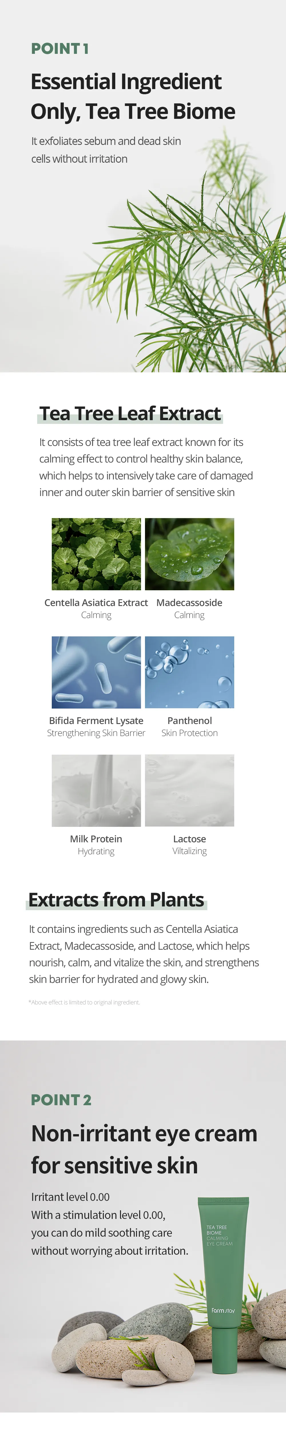 JuzBeauty_JuzBeautyMalaysia_JuzPretty_Authentic_Kbeauty_Malaysia_Skin_Care_Cosmetics_K-beauty_Health_Care_korean_streetwear_Farmstay Tea Tree Biome Calming Eye Cream 茶树眼霜1