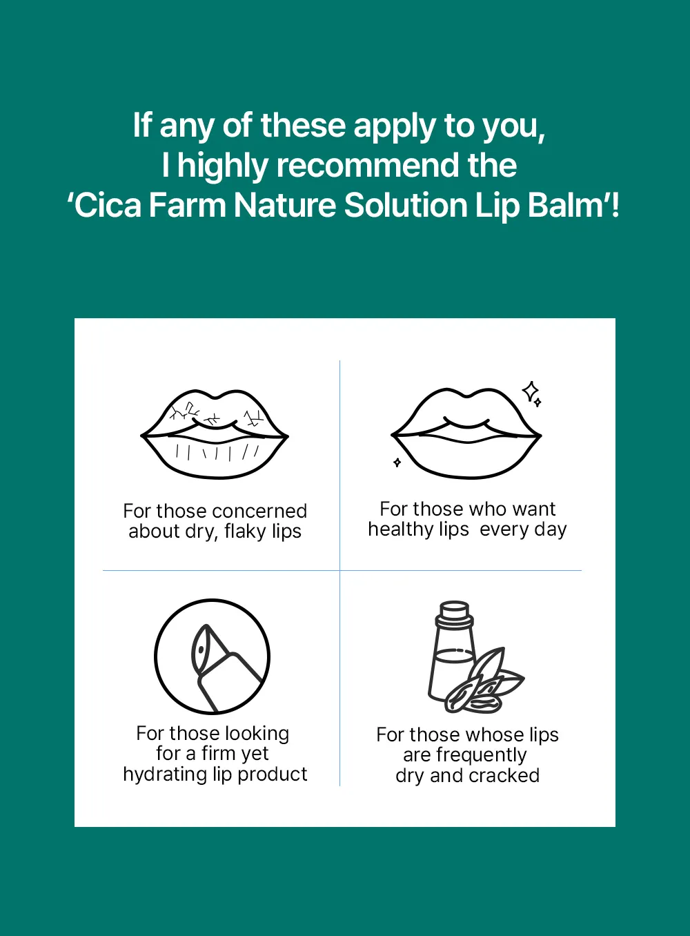 JuzBeauty_JuzBeautyMalaysia_JuzPretty_Authentic_Kbeauty_Malaysia_Skin_Care_Cosmetics_K-beauty_Health_Care_korean_streetwear_Farmstay Cica Farm Nature Solution Lip Balm 积雪草润唇膏7