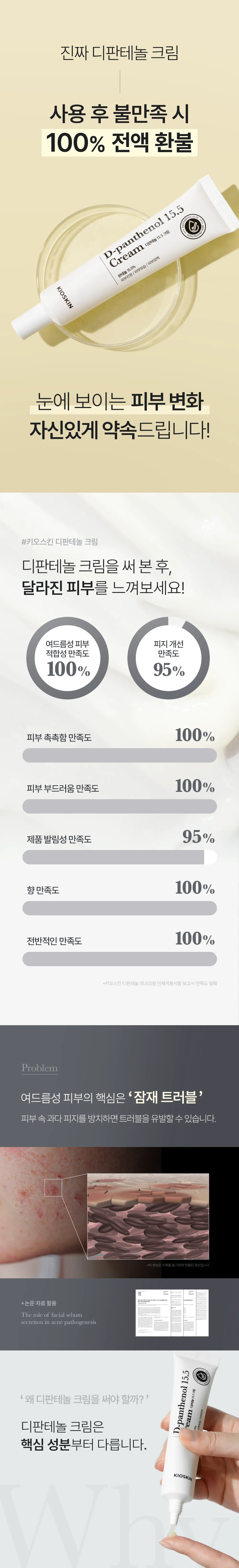 JuzBeauty_JuzBeautyMalaysia_JuzPretty_Authentic_Kbeauty_Malaysia_Skin_Care_Cosmetics_K-beauty_Health_Care_korean_streetwear_KIOSKIN D-Panthenol 15.5 Cream 泛醇15.5高浓度修护霜4