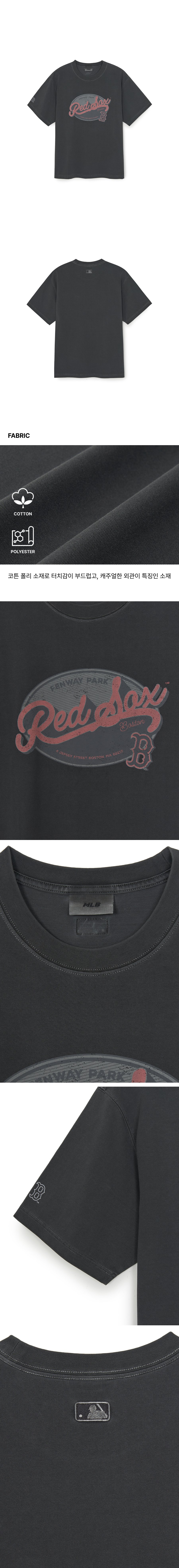 JuzBeauty_JuzBeautyMalaysia_JuzPretty_Authentic_Kbeauty_Malaysia_Skin_Care_Cosmetics_K-Beauty_Health_Care_korean_streetwear_US_Luxury_MLB Vintage Washed Graphic Short Sleeve T-Shirt&nbsp;Tee 3ATSV1463 上衣2