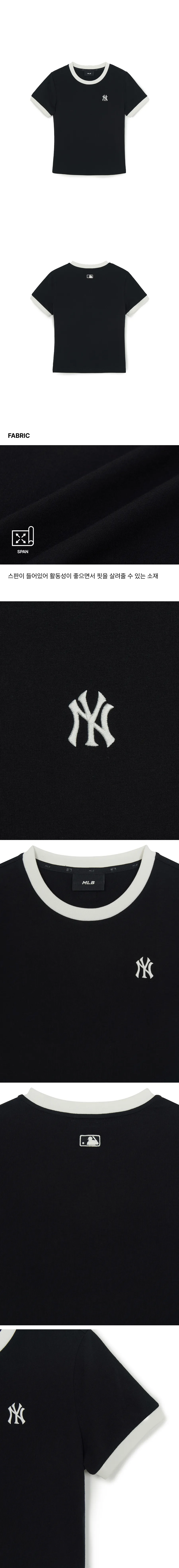 JuzBeauty_JuzBeautyMalaysia_JuzPretty_Authentic_Kbeauty_Malaysia_Skin_Care_Cosmetics_K-Beauty_Health_Care_korean_streetwear_US_Luxury_MLB Women's Basic Small Logo Ringer T-Shirt Tee 3FTSB0263 女款上衣3