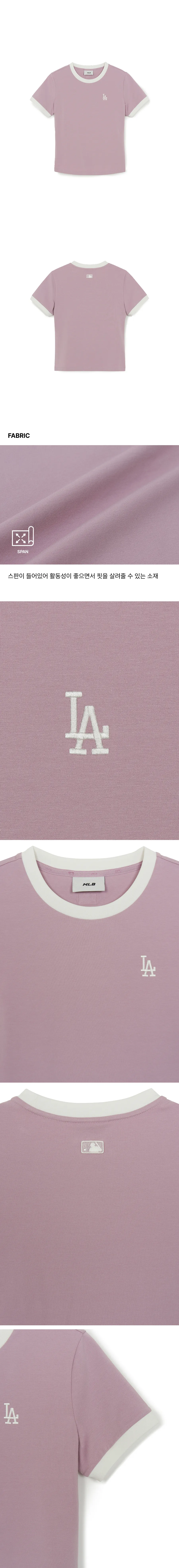 JuzBeauty_JuzBeautyMalaysia_JuzPretty_Authentic_Kbeauty_Malaysia_Skin_Care_Cosmetics_K-Beauty_Health_Care_korean_streetwear_US_Luxury_MLB Women's Basic Small Logo Ringer T-Shirt Tee 3FTSB0263 女款上衣1