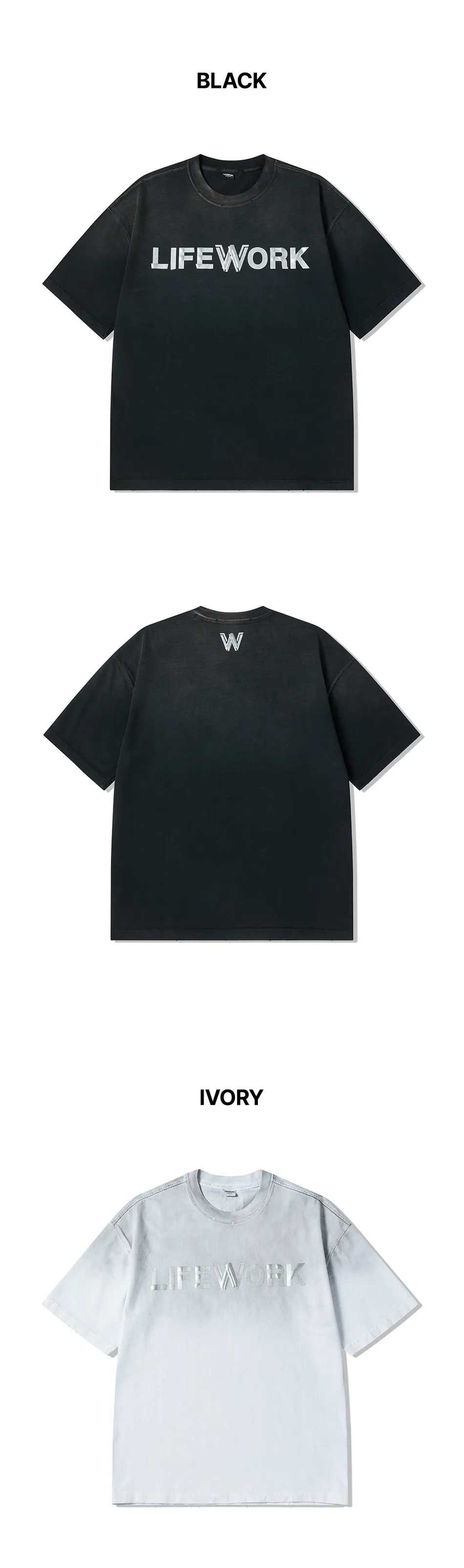 JuzBeauty_JuzBeautyMalaysia_JuzPretty_Authentic_Kbeauty_Malaysia_Skin_Care_Cosmetics_K-Beauty_Health_Care_korean_streetwear_US_Luxury_LIFEWORK Vintage Tape Graphic Short Sleeve T-Shirt Tee LW262TS426 上衣13