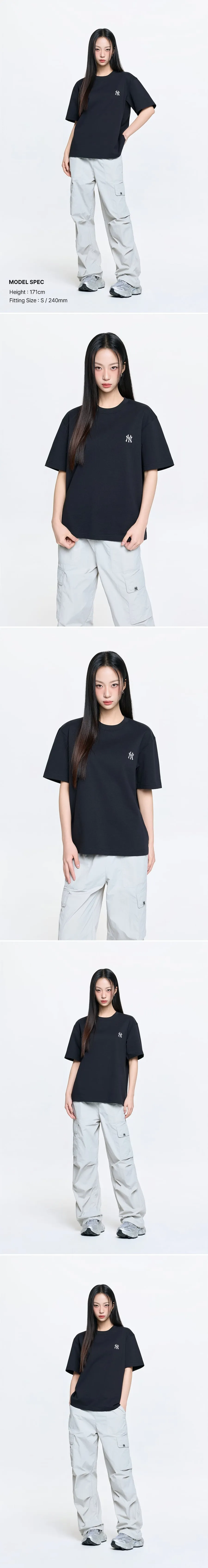 JuzBeauty_JuzBeautyMalaysia_JuzPretty_Authentic_Kbeauty_Malaysia_Skin_Care_Cosmetics_K-Beauty_Health_Care_korean_streetwear_US_Luxury_MLB Basic Heavyweight Oversized Short-sleeve T-shirt Tee 3ATSB0263 上衣5