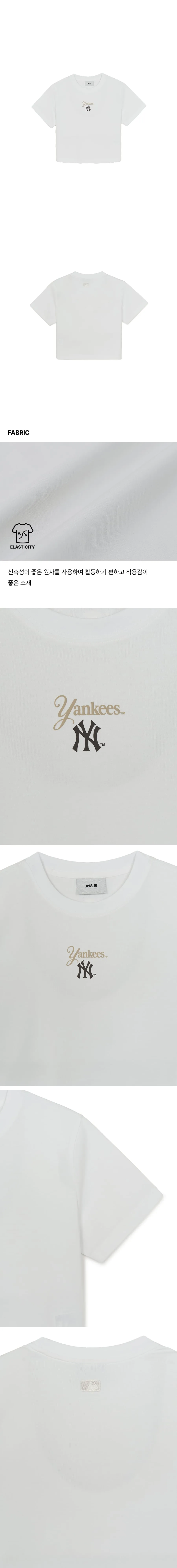 JuzBeauty_JuzBeautyMalaysia_JuzPretty_Authentic_Kbeauty_Malaysia_Skin_Care_Cosmetics_K-Beauty_Health_Care_korean_streetwear_US_Luxury_MLB Women's Sheriff Logo Point Comfortable Crop Short Sleeve&nbsp;T-shirt Tee 3FTSB8463 女款上衣5