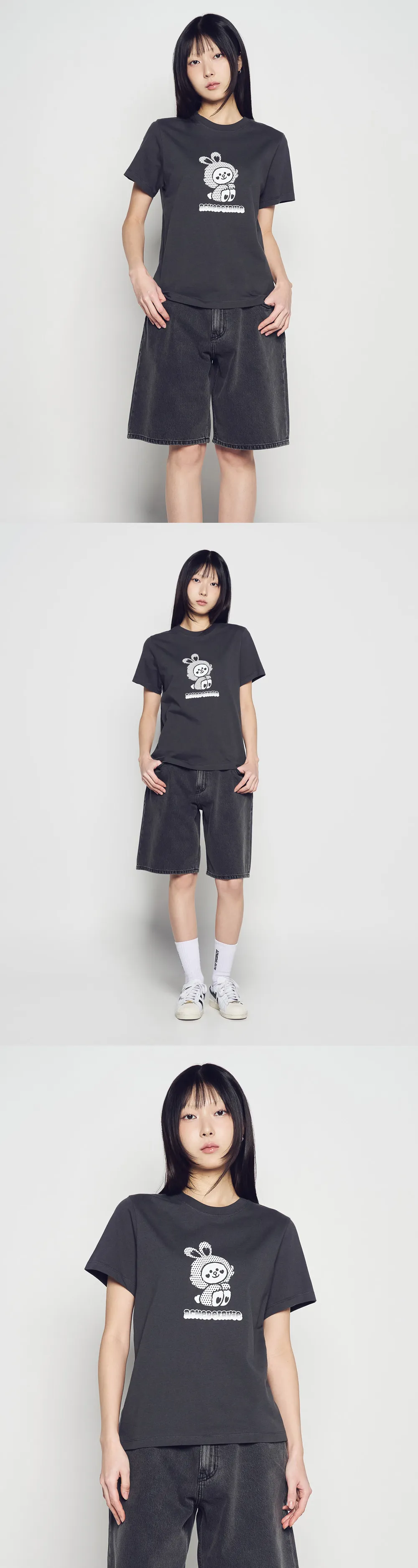 JuzBeauty_JuzBeautyMalaysia_JuzPretty_Authentic_Kbeauty_Malaysia_Skin_Care_Cosmetics_K-Beauty_Health_Care_korean_streetwear_US_Luxury_ADLV x LINE FRIENDS Woman Cony Line Friends Short Sleeve&nbsp;T-shirt Tee 女款上衣5