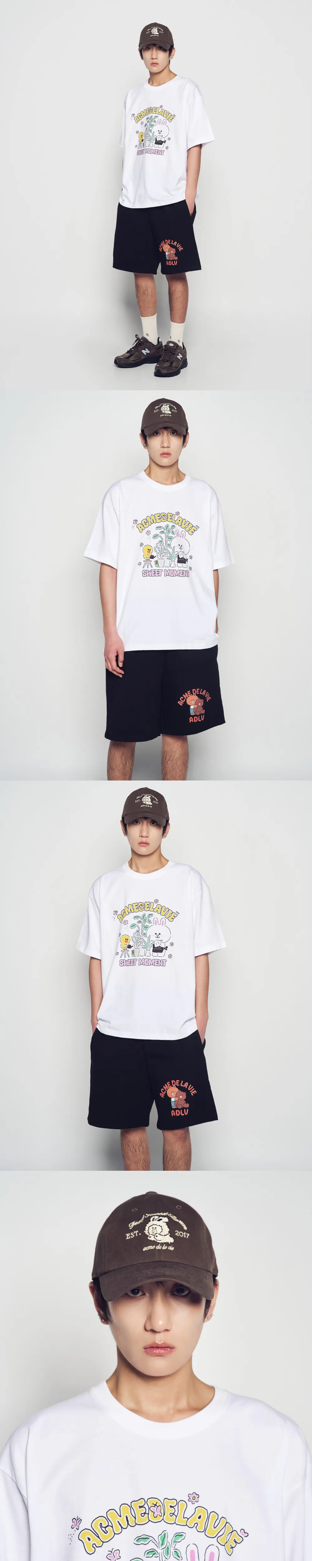 JuzBeauty_JuzBeautyMalaysia_JuzPretty_Authentic_Kbeauty_Malaysia_Skin_Care_Cosmetics_K-Beauty_Health_Care_korean_streetwear_US_Luxury_ADLV x LINE FRIENDS Brown Line Friends Ball Cap 帽4