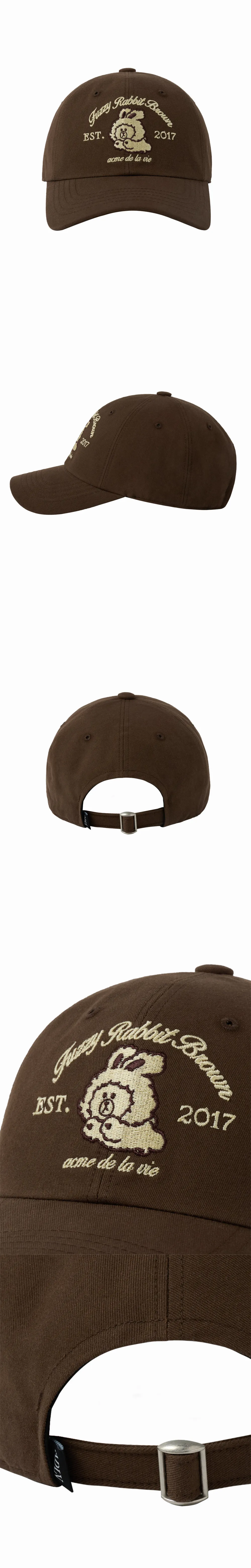 JuzBeauty_JuzBeautyMalaysia_JuzPretty_Authentic_Kbeauty_Malaysia_Skin_Care_Cosmetics_K-Beauty_Health_Care_korean_streetwear_US_Luxury_ADLV x LINE FRIENDS Brown Line Friends Ball Cap 帽3