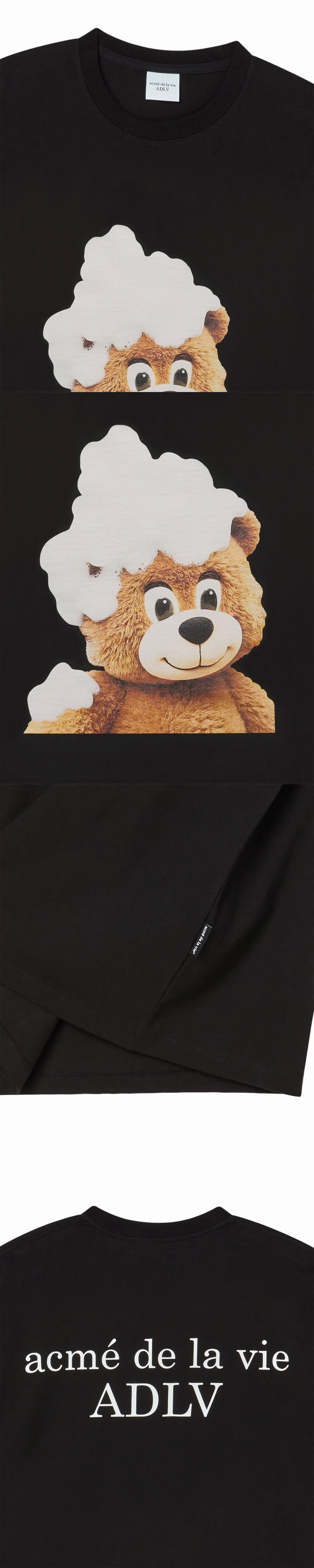 JuzBeauty_JuzBeautyMalaysia_JuzPretty_Authentic_Kbeauty_Malaysia_Skin_Care_Cosmetics_K-Beauty_Health_Care_korean_streetwear_US_Luxury_ADLV AC Bear Baby Face Bubble Short Sleeve T-Shirt Tee 上衣3