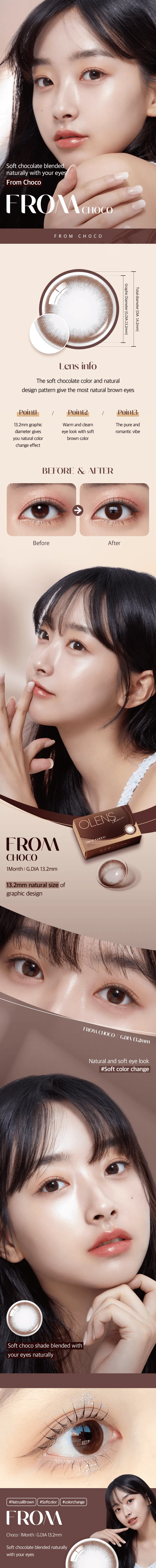 JuzBeauty_JuzBeautyMalaysia_JuzPretty_Authentic_Kbeauty_Malaysia_Skin_Care_Cosmetics_K-beauty_Health_Care_korean_streetwear_OLENS From Choco Contact Lens 月抛隐形眼镜 美瞳1