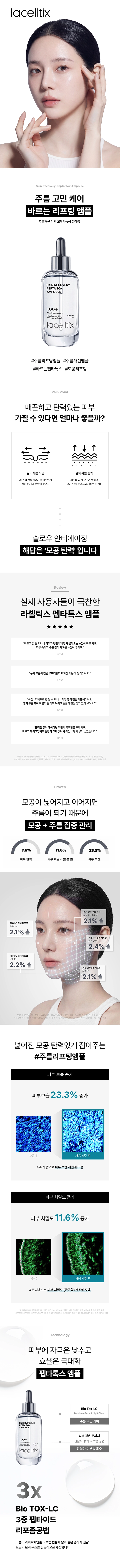 JuzBeauty_JuzBeautyMalaysia_JuzPretty_Authentic_Kbeauty_Malaysia_Skin_Care_Cosmetics_K-beauty_Health_Care_korean_streetwear_LACELLTIX Skin Recovery Pepta Tox Ampoule 全方位抗老安瓶3