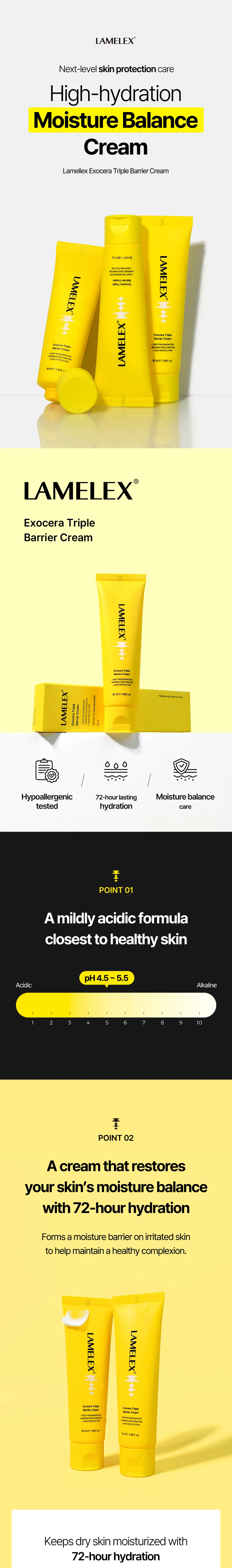 JuzBeauty_JuzBeautyMalaysia_JuzPretty_Authentic_Kbeauty_Malaysia_Skin_Care_Cosmetics_K-beauty_Health_Care_korean_streetwear_LAMELEX Exocera Triple Barrier Cream 三重屏障修护面霜3