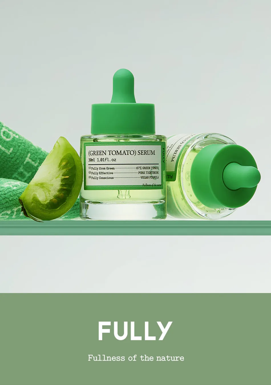 JuzBeauty_JuzBeautyMalaysia_JuzPretty_Authentic_Kbeauty_Malaysia_Skin_Care_Cosmetics_K-beauty_Health_Care_korean_streetwear_FFULLY Green Tomato Serum 绿番茄毛孔紧致精华25