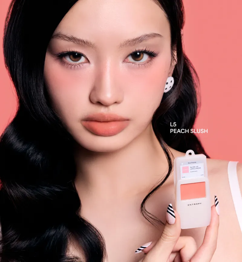 JuzBeauty_JuzBeautyMalaysia_JuzPretty_Authentic_Kbeauty_Malaysia_Skin_Care_Cosmetics_K-beauty_Health_Care_korean_streetwear_ENTROPY Slide-Up Lip & Cheek Smoothie Edition MP3耳机唇颊两用腮红1