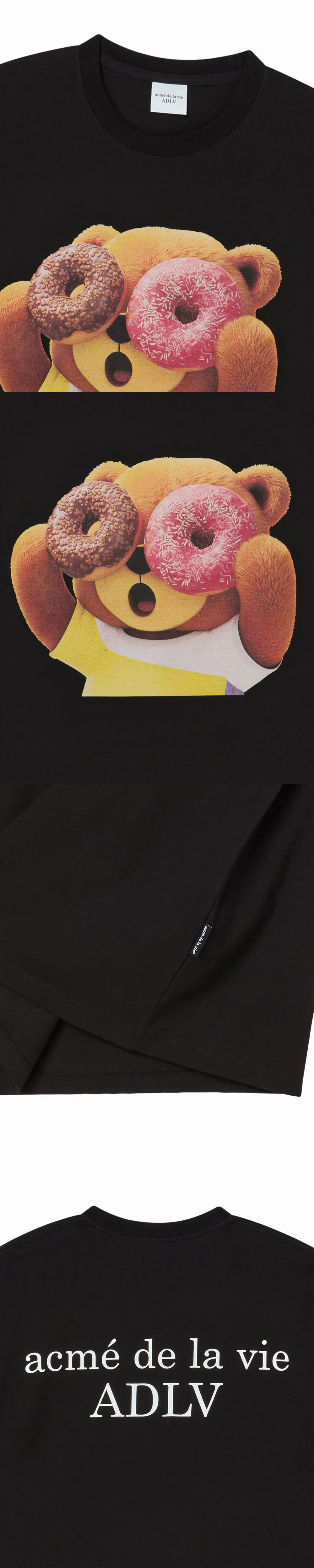JuzBeauty_JuzBeautyMalaysia_JuzPretty_Authentic_Kbeauty_Malaysia_Skin_Care_Cosmetics_K-beauty_Health_Care_korean_streetwear_ADLV AC Bear Donut Baby Face Short Sleeve T-Shirt Tee 上衣1