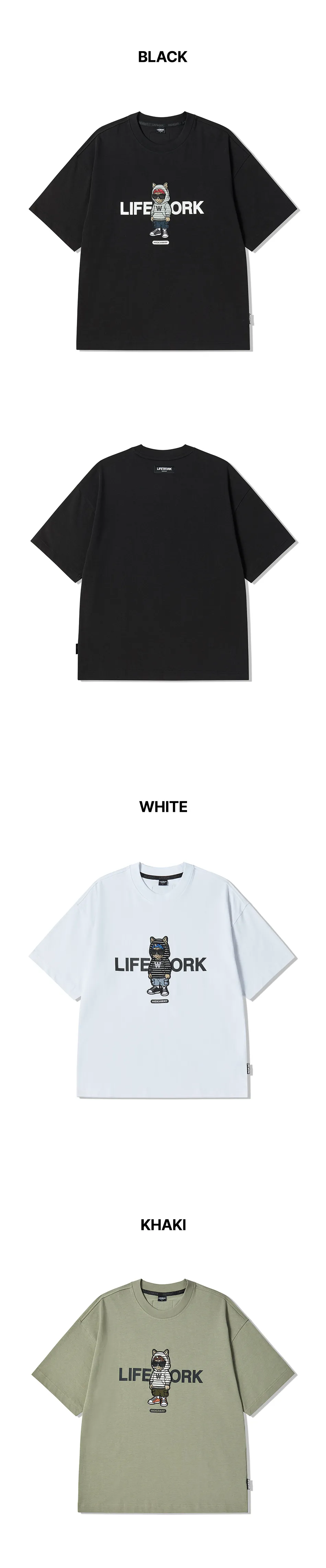 JuzBeauty-JuzBeautyMalaysia-JuzPretty-Authentic-Kbeauty-Malaysia-Skin-Care-Cosmetics-K-beauty-Health-Care-LIFEWORK Street Hip Dog Applique Short Sleeve T-shirt Tee LW262TS104 上衣9