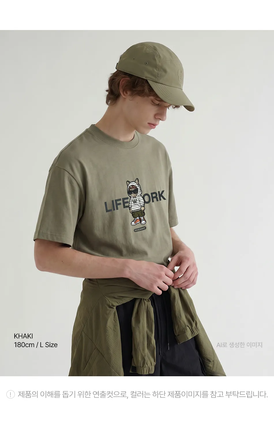 JuzBeauty-JuzBeautyMalaysia-JuzPretty-Authentic-Kbeauty-Malaysia-Skin-Care-Cosmetics-K-beauty-Health-Care-LIFEWORK Street Hip Dog Applique Short Sleeve T-shirt Tee LW262TS104 上衣8