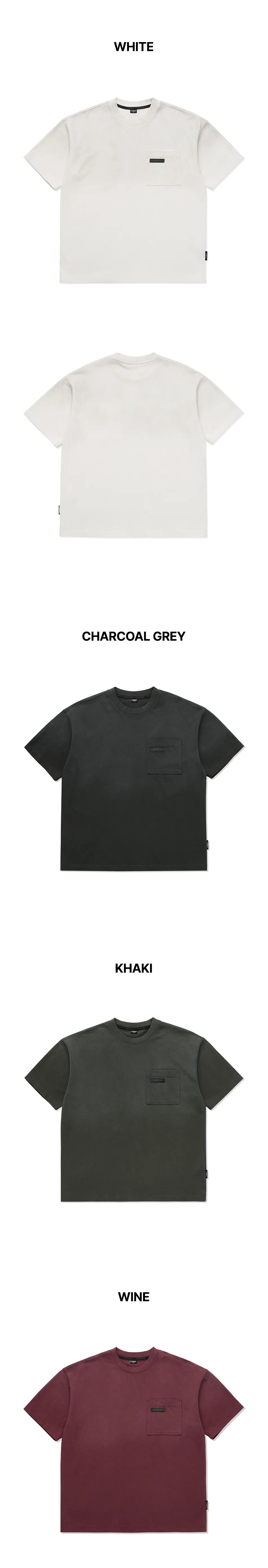 JuzBeauty-JuzBeautyMalaysia-JuzPretty-Authentic-Kbeauty-Malaysia-Skin-Care-Cosmetics-K-beauty-Health-Care-LIFEWORK Vintage Spray Pocket Short-sleeve T-shirt LW262TS429 上衣12