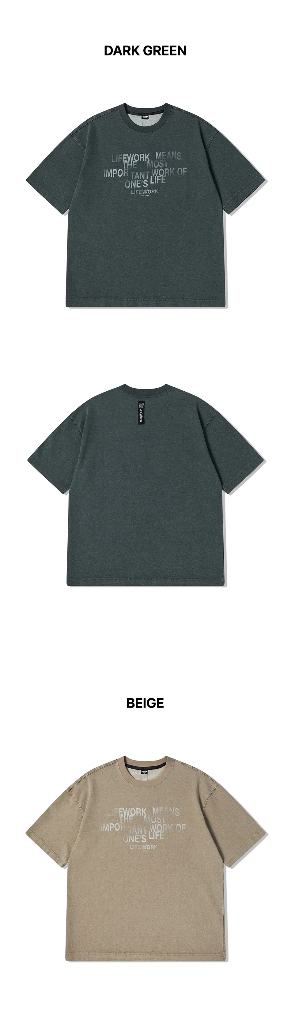 JuzBeauty-JuzBeautyMalaysia-JuzPretty-Authentic-Kbeauty-Malaysia-Skin-Care-Cosmetics-K-beauty-Health-Care-LIFEWORK Vintage Gradient Logo Short Sleeve T-shirt Tee LW262TS407 上衣9