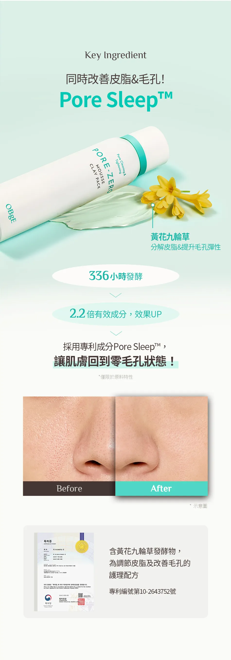 JuzBeauty_JuzBeautyMalaysia_JuzPretty_Authentic_Kbeauty_Malaysia_Skin_Care_Cosmetics_K-beauty_Health_Care_korean_streetwear_OBGE Pore Zero Moose Clay Pack 毛孔净化泥膜15