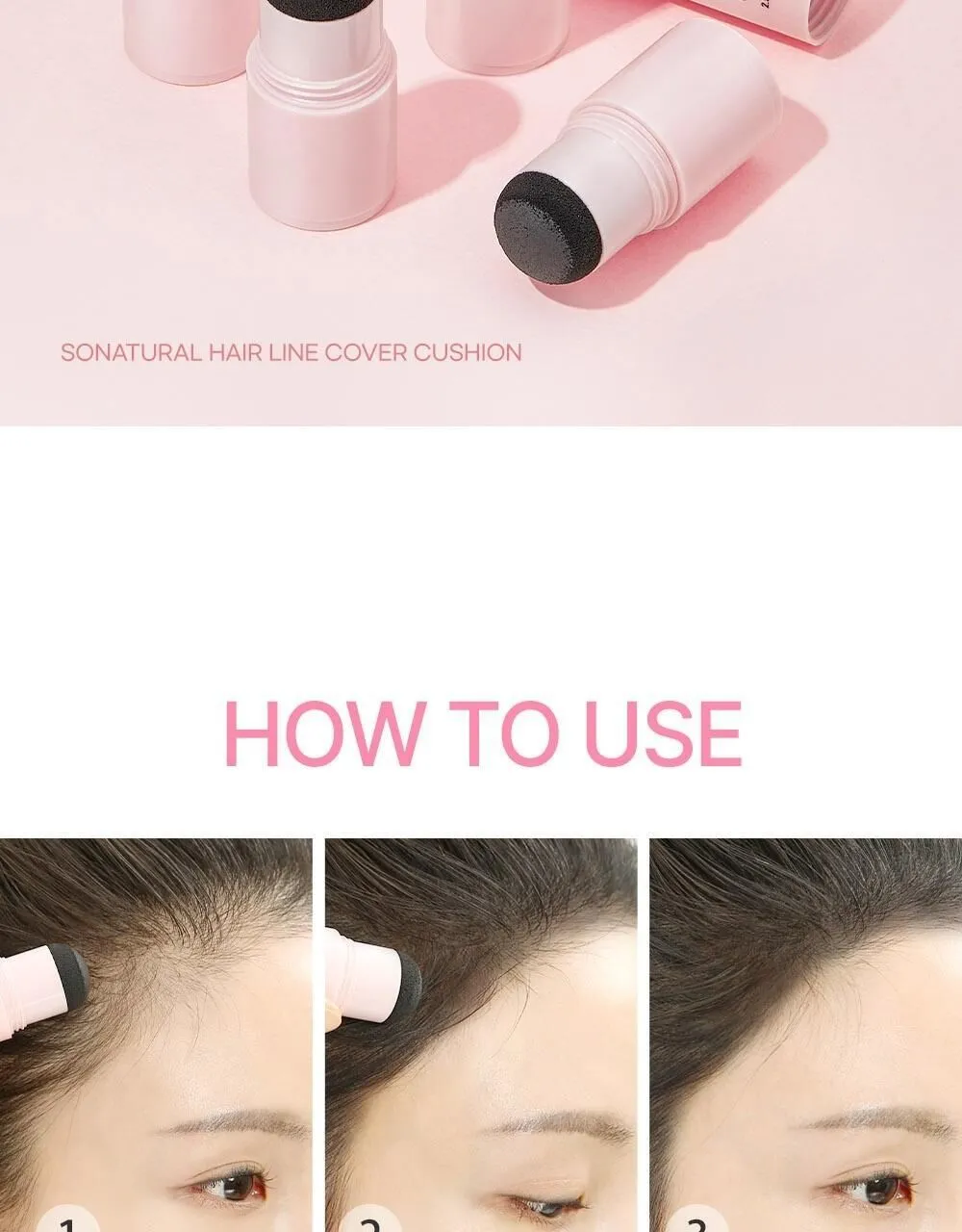 JuzBeauty_JuzBeautyMalaysia_JuzPretty_Authentic_Kbeauty_Malaysia_Skin_Care_Cosmetics_K-beauty_Health_Care_korean_streetwear_SO NATURAL Hair Line Cover Cushion 发际线遮瑕粉10