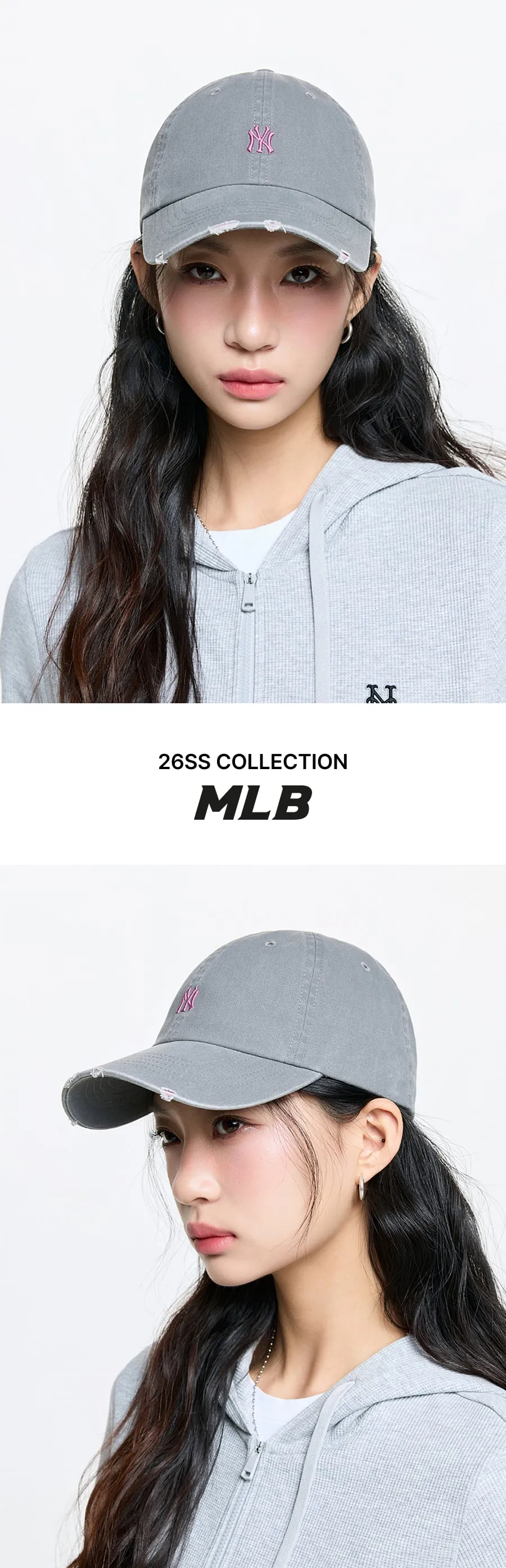 JuzBeauty_JuzBeautyMalaysia_JuzPretty_Authentic_Kbeauty_Malaysia_Skin_Care_Cosmetics_K-beauty_Health_Care_korean_streetwear_MLB Vintage Nano Unstructured Ball Cap 3ACPB096N 帽9