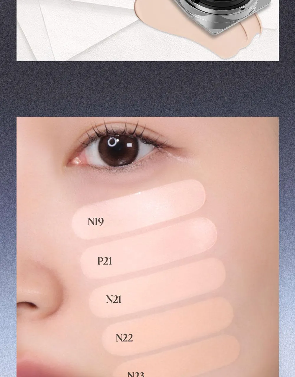 JuzBeauty_JuzBeautyMalaysia_JuzPretty_Authentic_Kbeauty_Malaysia_Skin_Care_Cosmetics_K-beauty_Health_Care_korean_streetwear_MUZIGAE MANSION Stay In Nude Mesh Cushion 时尚感型格雾面气垫21