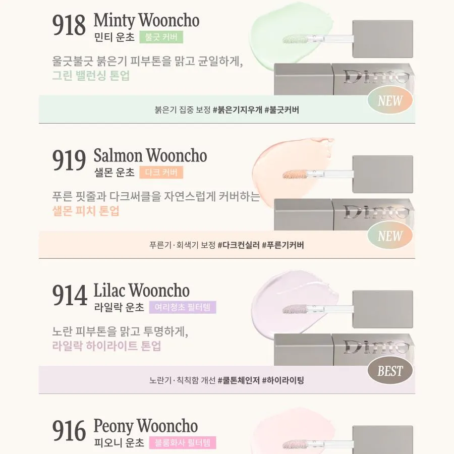 JuzBeauty_JuzBeautyMalaysia_JuzPretty_Authentic_Kbeauty_Malaysia_Skin_Care_Cosmetics_K-beauty_Health_Care_korean_streetwear_Dinto WoonCho Light Veil Color Corrector 云樵轻纱提亮校色液21