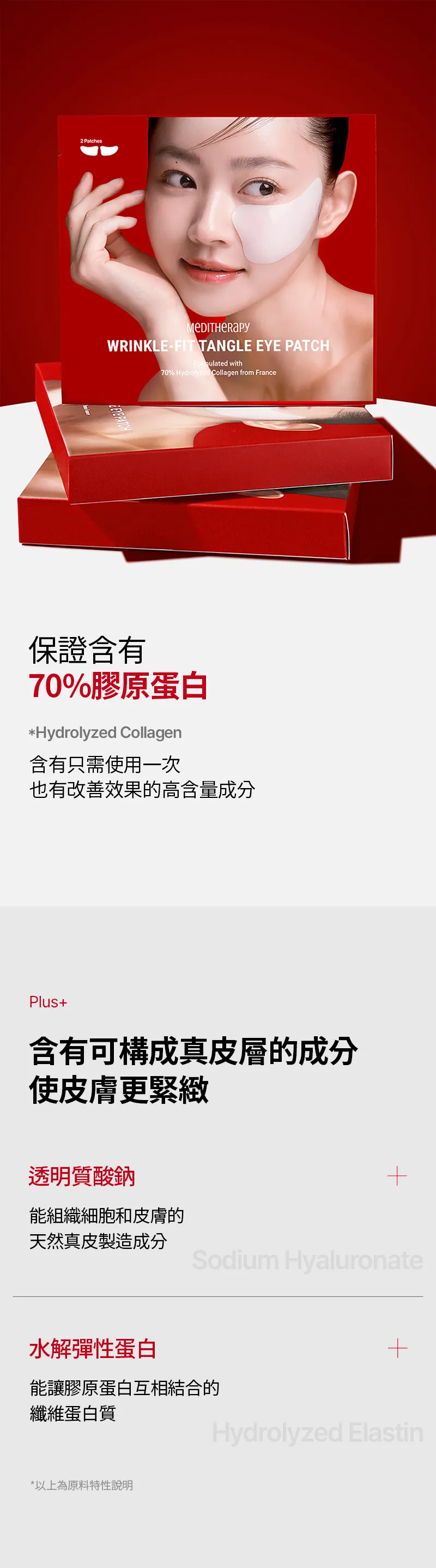 JuzBeauty_JuzBeautyMalaysia_JuzPretty_Authentic_Kbeauty_Malaysia_Skin_Care_Cosmetics_K-beauty_Health_Care_korean_streetwear_MEDITHERAPY Wrinkle-fit Tangle Eye Patch 紧致胶原蛋白眼膜26