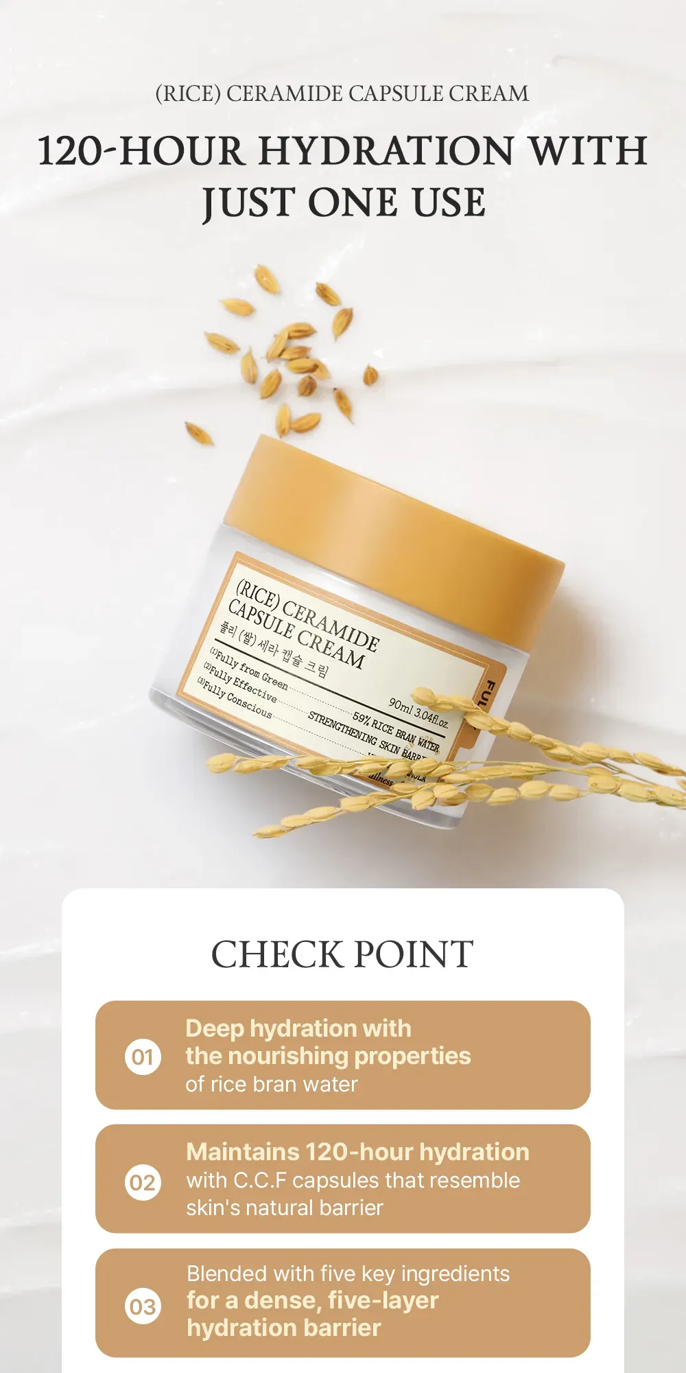 JuzBeauty_JuzBeautyMalaysia_JuzPretty_Authentic_Kbeauty_Malaysia_Skin_Care_Cosmetics_K-beauty_Health_Care_korean_streetwear_FULLY Rice Ceramide Capsule Cream 大米胶囊保湿面霜 1