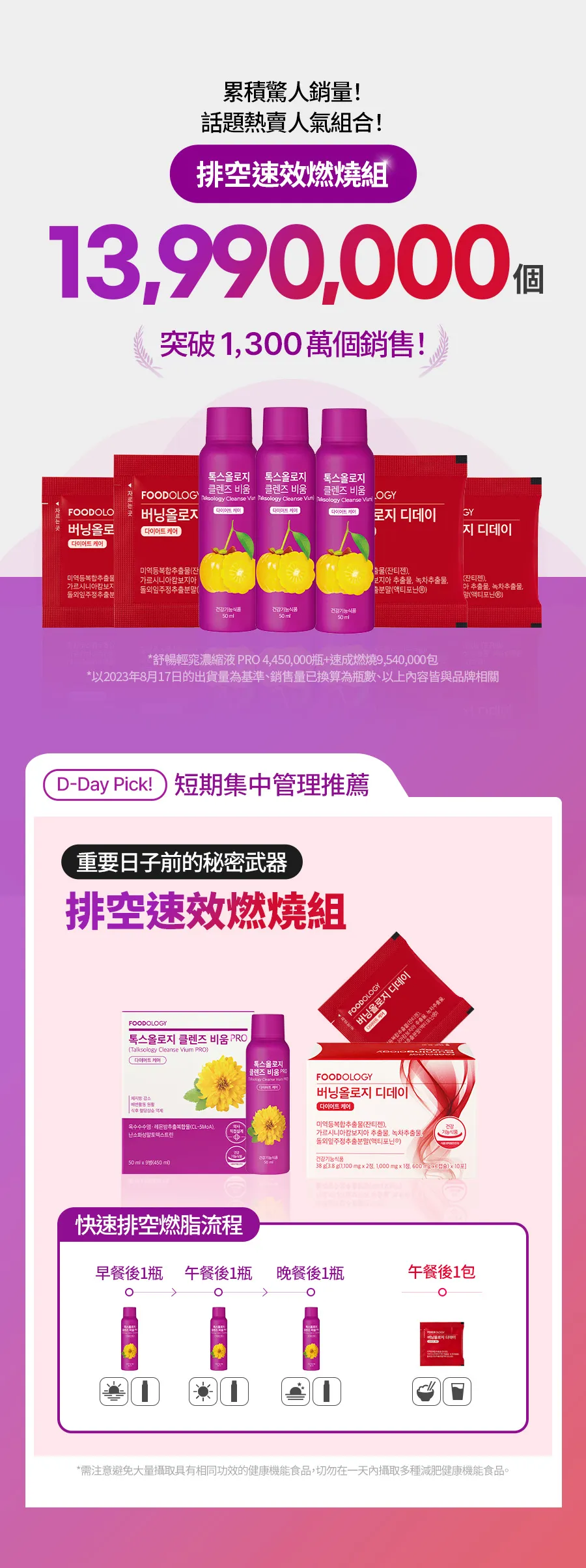 JuzBeauty_JuzBeautyMalaysia_JuzPretty_Authentic_Kbeauty_Malaysia_Skin_Care_Cosmetics_K-beauty_Health_Care_korean_streetwear_FOODOLOGY Talksology Cleanse Vium PRO 红瓶燃脂排毒饮PRO62