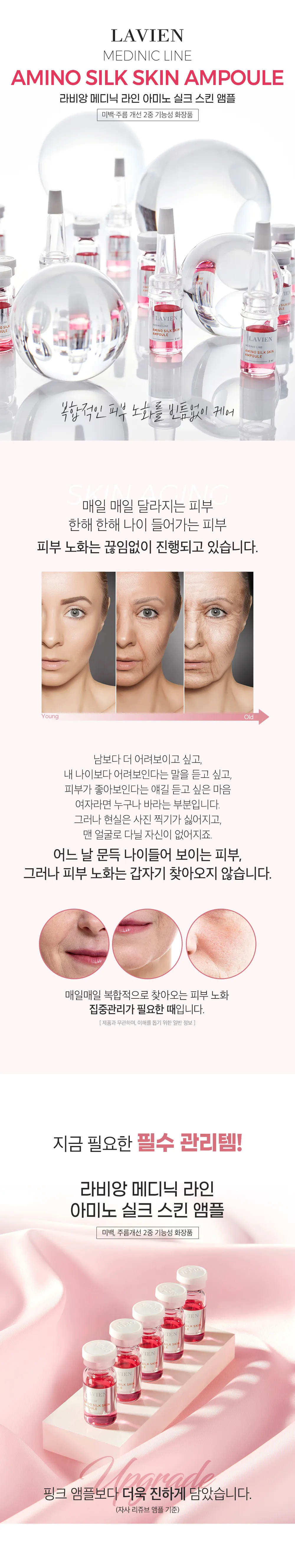 JuzBeauty_JuzBeautyMalaysia_JuzPretty_Authentic_Kbeauty_Malaysia_Skin_Care_Cosmetics_K-beauty_Health_Care_korean_streetwear_LAVIEN Medinic Line Amino Silk Skin Ampoule 氨基酸焕肤安瓶7