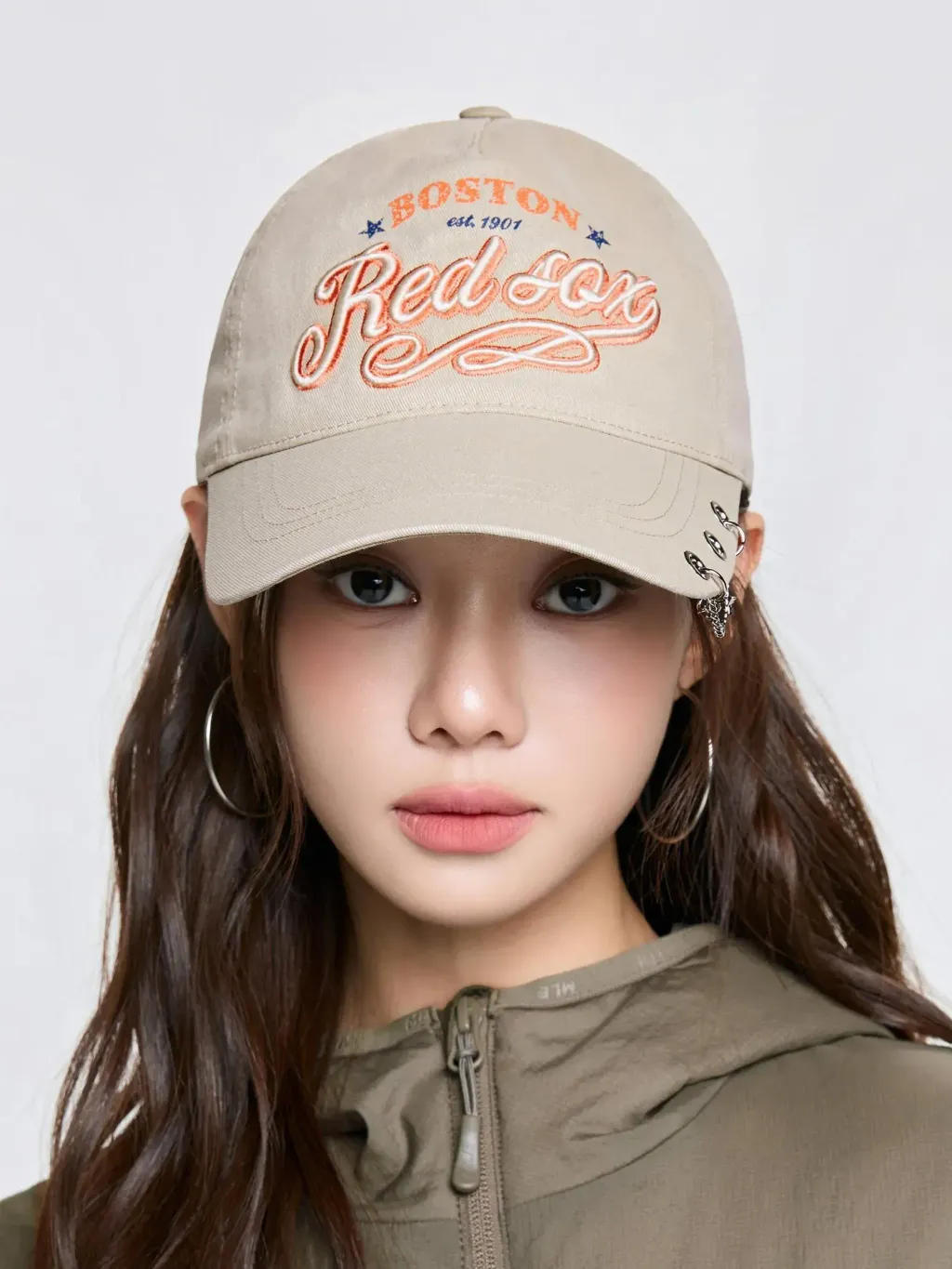 JuzBeauty_JuzBeautyMalaysia_JuzPretty_Authentic_Kbeauty_Malaysia_Skin_Care_Cosmetics_K-Beauty_Health_Care_korean_streetwear_US_Luxury_MLB Vintage Culsive Jewelry Unstructured Ball Cap 3ACPV206N 帽9