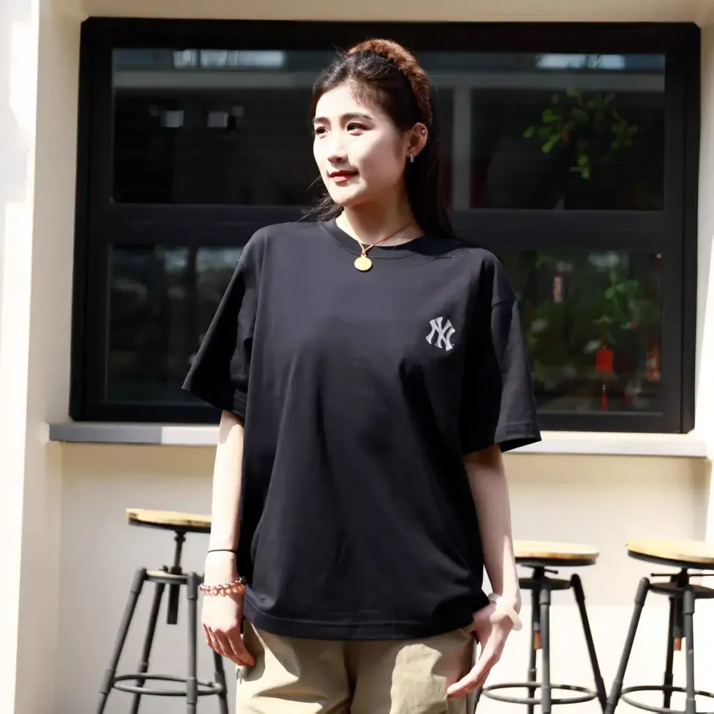 JuzBeauty_JuzBeautyMalaysia_JuzPretty_Authentic_Kbeauty_Malaysia_Skin_Care_Cosmetics_K-Beauty_Health_Care_korean_streetwear_US_Luxury_MLB Basic Simple Street Logo Overfit Short Sleeve T-Shirt Tee 3ATSB0463 上衣17