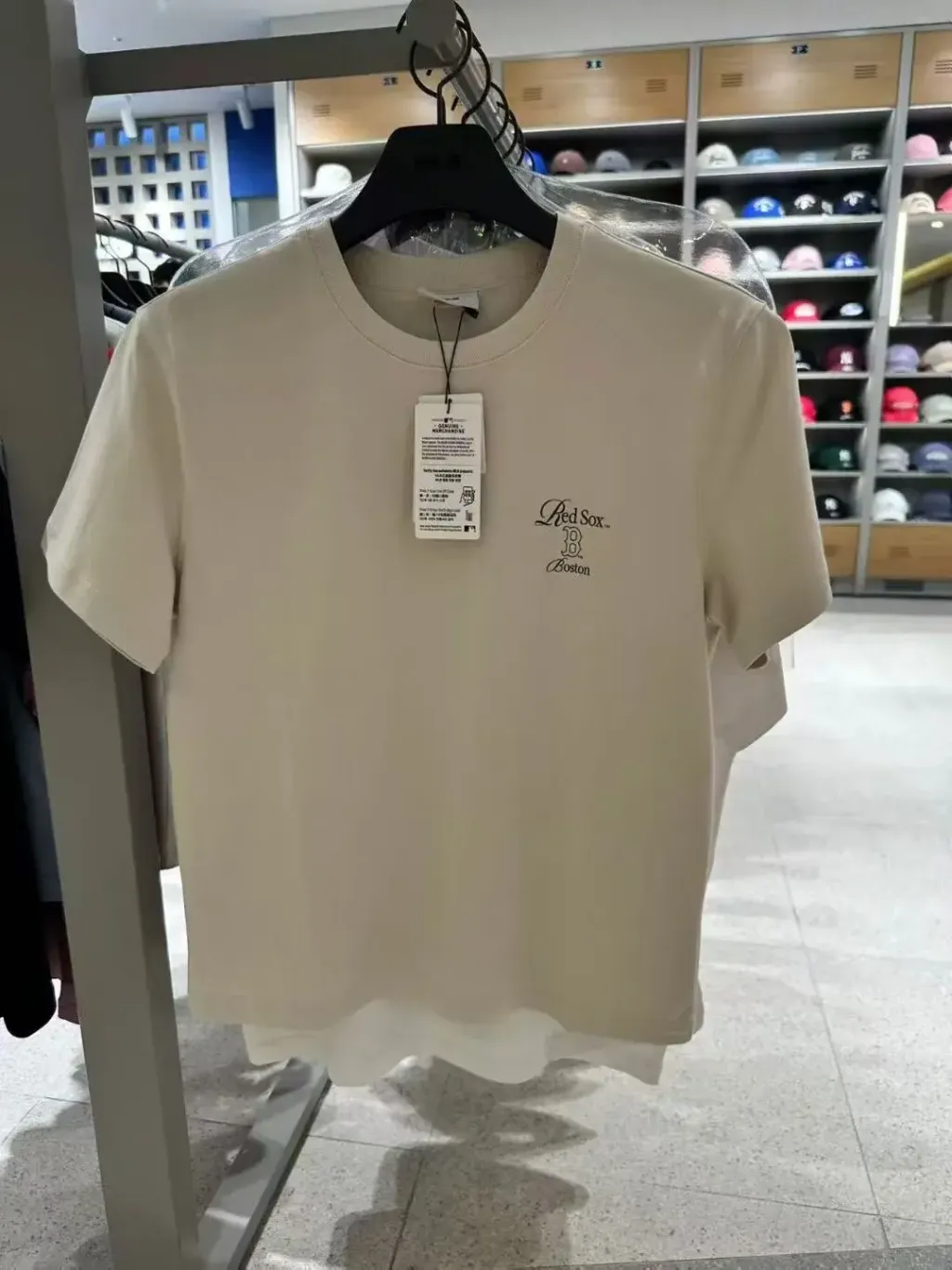 JuzBeauty_JuzBeautyMalaysia_JuzPretty_Authentic_Kbeauty_Malaysia_Skin_Care_Cosmetics_K-Beauty_Health_Care_korean_streetwear_US_Luxury_MLB Sheriff Small Lettering Logo Regular Fit Short Sleeve T-Shirt Tee 3ATSB8163 上衣6