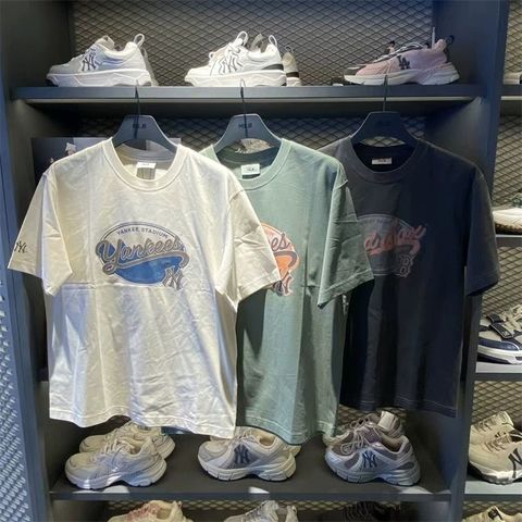 JuzBeauty_JuzBeautyMalaysia_JuzPretty_Authentic_Kbeauty_Malaysia_Skin_Care_Cosmetics_K-Beauty_Health_Care_korean_streetwear_US_Luxury_MLB Vintage Washed Graphic Short Sleeve T-Shirt Tee 3ATSV1463 上衣9