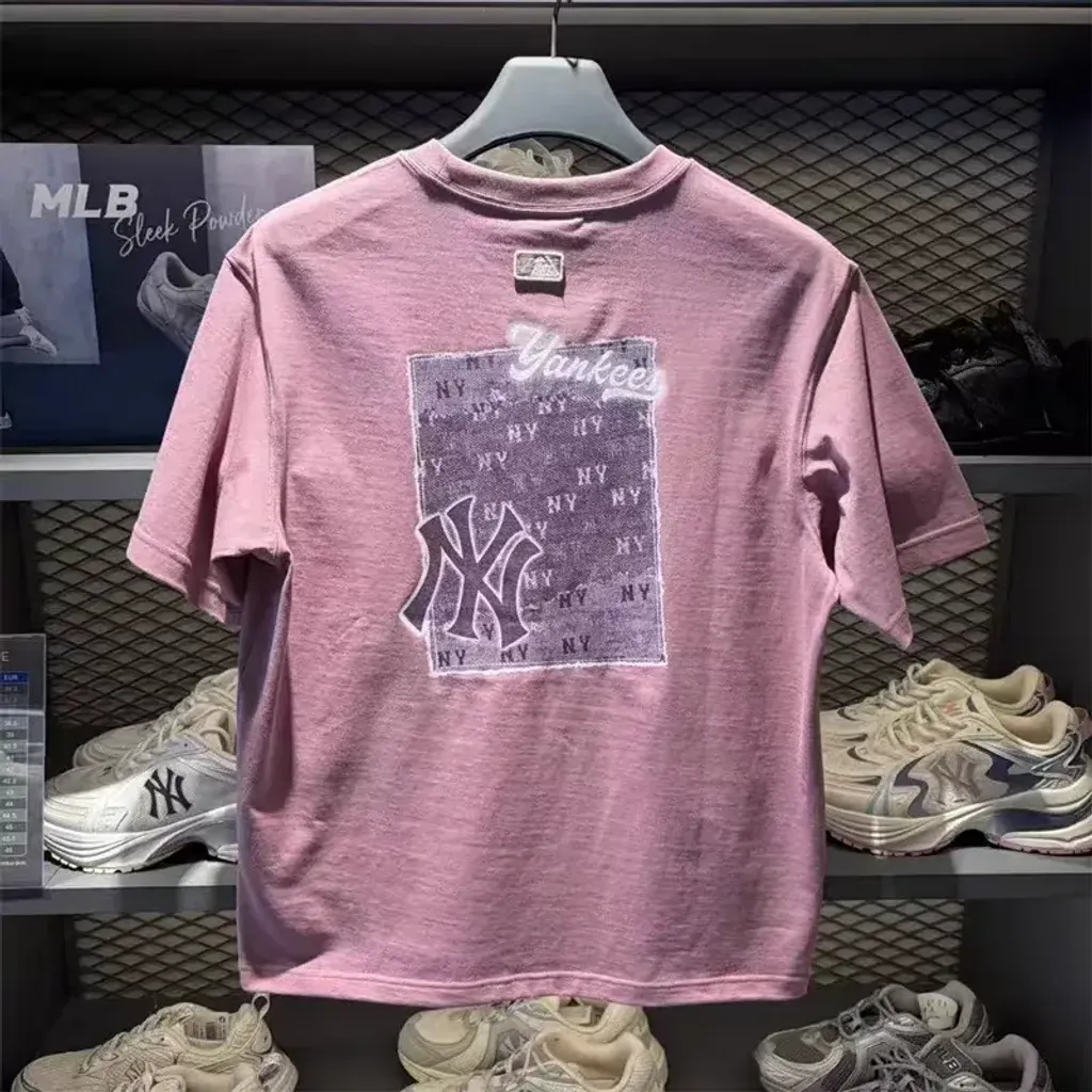 JuzBeauty_JuzBeautyMalaysia_JuzPretty_Authentic_Kbeauty_Malaysia_Skin_Care_Cosmetics_K-Beauty_Health_Care_korean_streetwear_US_Luxury_MLB Vintage Denim-Like Monotiv Overfit Short Sleeve T-Shirt Tee 3ATSM0763 上衣15