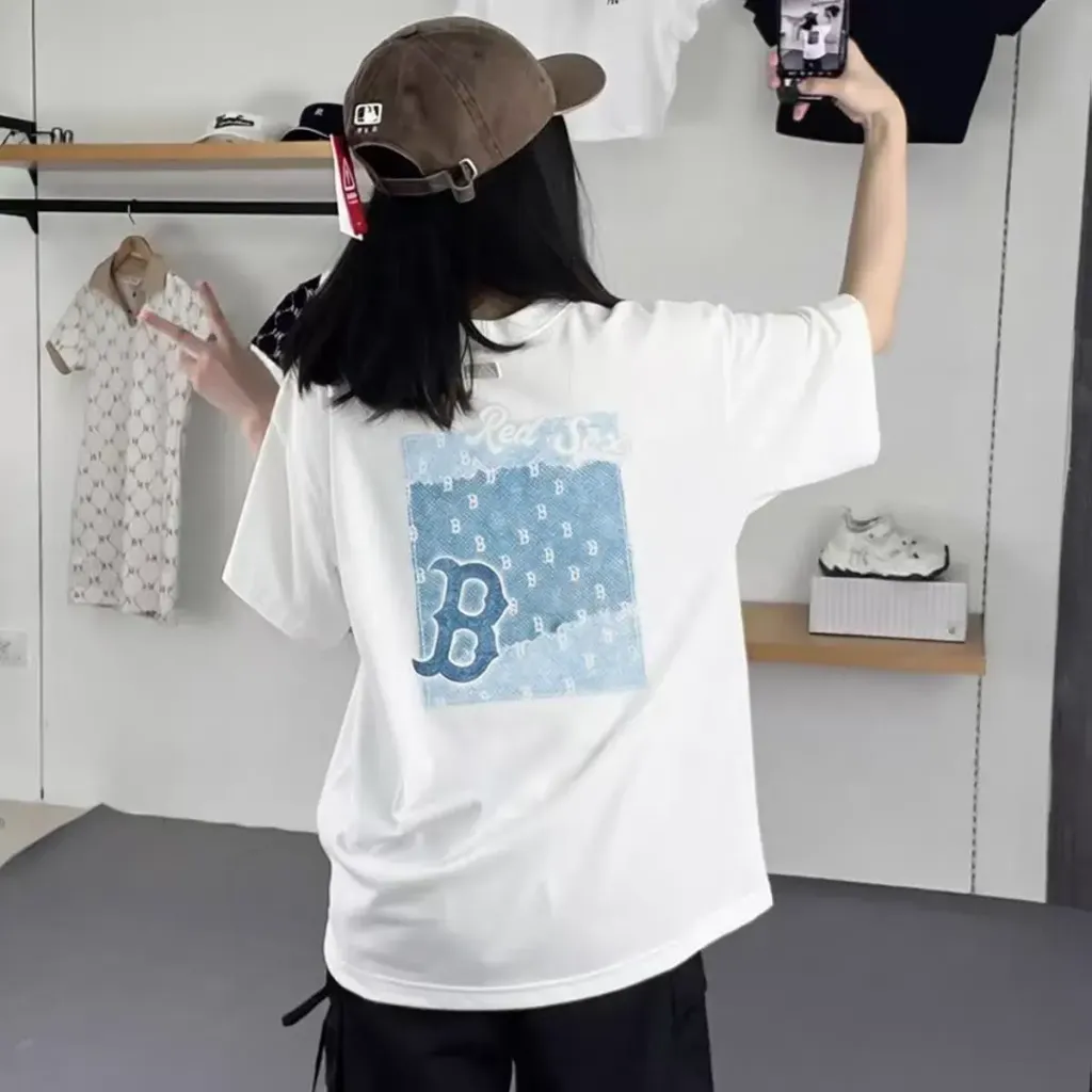JuzBeauty_JuzBeautyMalaysia_JuzPretty_Authentic_Kbeauty_Malaysia_Skin_Care_Cosmetics_K-Beauty_Health_Care_korean_streetwear_US_Luxury_MLB Vintage Denim-Like Monotiv Overfit Short Sleeve T-Shirt Tee 3ATSM0763 上衣9